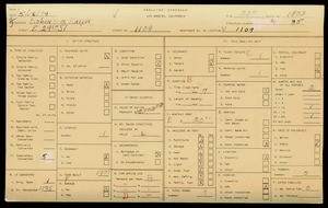 WPA household census for 1109 E 29TH STREET, Los Angeles