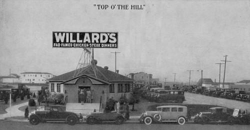 Willard's Restaurant postcard
