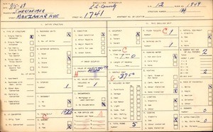 WPA household census for 1741 Manzanar Avenue, Los Angeles County
