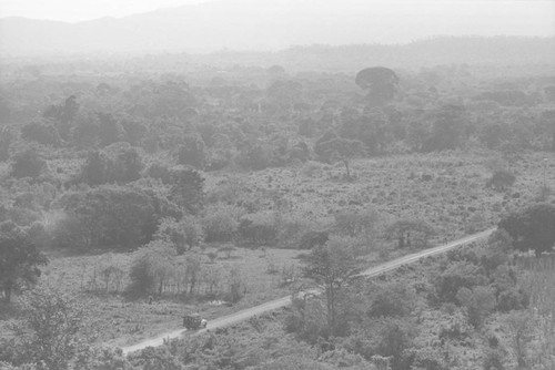 Road going through the forest, San Basilio de Palenque, 1976
