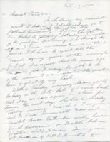 Letter from Dr. Carl D. Duncan to Patricia Whiting, February 10, 1966
