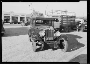 1927 Durant, Mr. Hampton, owner & assured, license #2R4580, Southern California, 1935