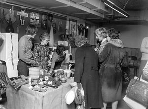 1976: The first Christmas bazaar was settled. Organizer, DMS, instead Præstevang Church, as usu