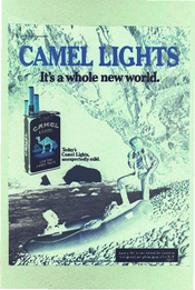 Camel Lights it's a whole new world