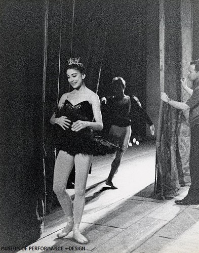 Margot Fonteyn and Rudolf Nureyev following taking their bows, 1964