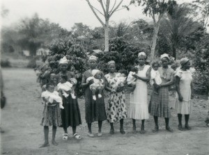 Baptism of children, in Gabon