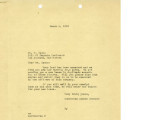 Letter from Dominguez Estate Company to Mr. Torakichi Isono, March 8, 1939