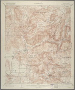 California. El Cajon quadrangle (15'), 1903 (1916)