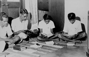 East Jeypore, Orissa, India. The "Veranda School" at Rayagada, (Used in: Dansk Missionsblad no