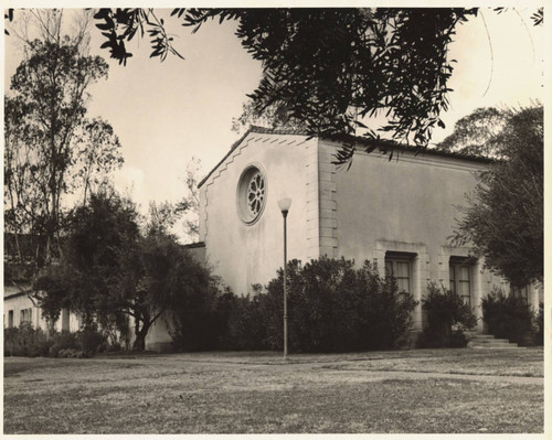Music Building and Chapel - General view of Chapel