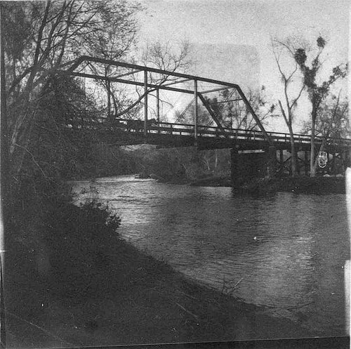 Worth Bridge Over Tule River, Porterville, Calif., 1904