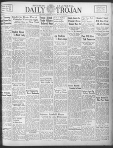 Daily Trojan, Vol. 25, No. 39, November 16, 1933