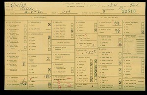 WPA household census for 1109 W 8TH STREET, Los Angeles