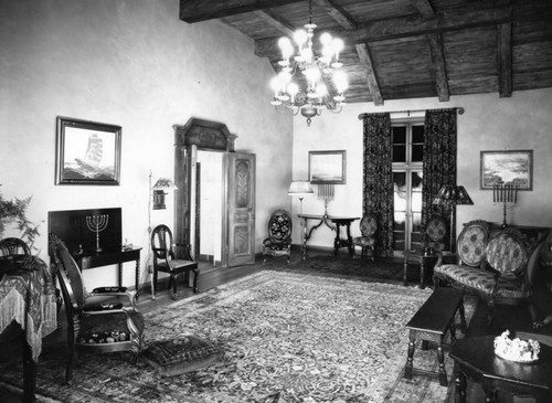 Interior, Arthur S. Bent residence