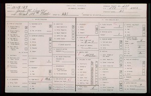 WPA household census for 631 W 109 PL, Los Angeles County