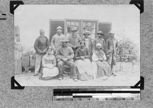 Group portrait of Christian Africans, Elim, South Africa