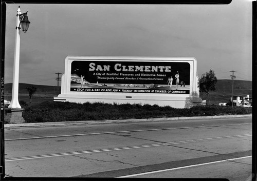 [San Clemente]. Billboard