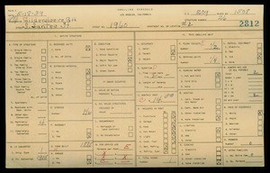 WPA household census for 1960 SANTEE, Los Angeles