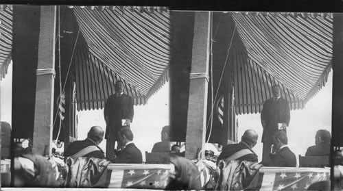 President Roosevelt. Speaking at Exposition - St. Louis