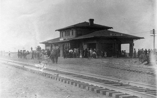 1913 Winton train depot, Merced County