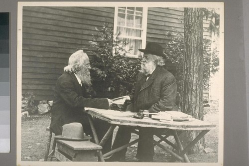 Galen Clark and George Fiske in Yosemite Valley
