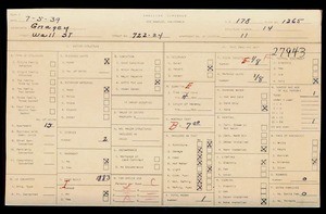 WPA household census for 722 WALL, Los Angeles