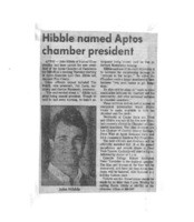 Hibble named Aptos chamber president