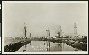Playa Del Rey Oil fields near Venice, in March 1930