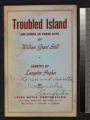 Booklet: "Troubled Island" signed by Langston Hughes
