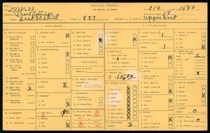 WPA household census for 927 EAST 30TH STREET, Los Angeles