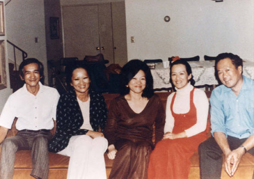 Pictured from left to right are: John, Alice, Sarah, Esther Louie and Andrew