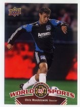 Chris Wondolowski 2010 World of Sports Upper Deck trading card