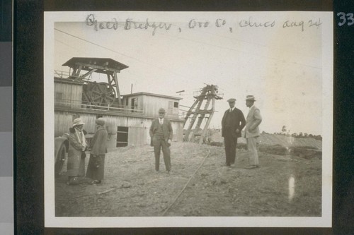 [Gold Dredger, Oro Co., Chico, August 1924]