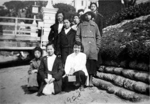 Group of nine women