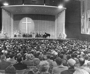 DMS meeting in Aalborg on 1-3.06.1955, celebration in Aalborg hall