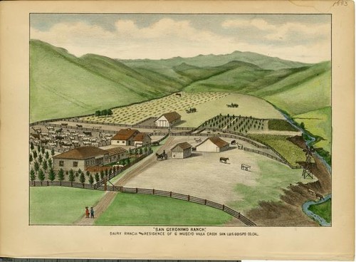 Muscio, G., San Geronimo Ranch: Dairy Ranch and Residence, Villa Creek, San Luis Obispo County