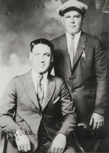 William Branch (right) and his brother-in-law, Agustín Padilla : ca. 1925