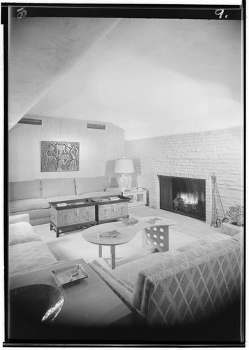 Price, Mr. and Mrs. Harold B., residence. Living room
