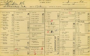 WPA household census for 1716 WESTERLY, Los Angeles