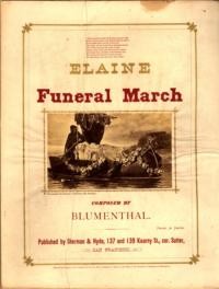 Elaine funeral march / composed by Blumenthal