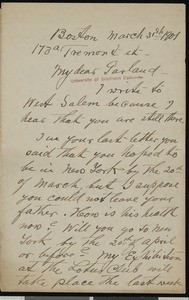 John J. Enneking, letter, 1901-03-31, to Hamlin Garland