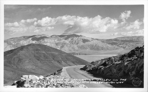 Entering Panamint Valley on the Mt. Whitney Death Valley Highway