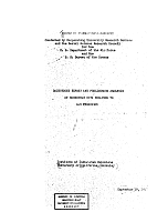 Background Report and Preliminary Analysis of Household Data Relating to San Francisco. Survey of Occupational Mobility Conducted by Cooperating University Research Centers and the Social Science Research Council for the U.S. Department of the Air Force and the U.S. Bureau of the Census, Institute of Industrial Relations University of California, Berkeley, September 19, 1957