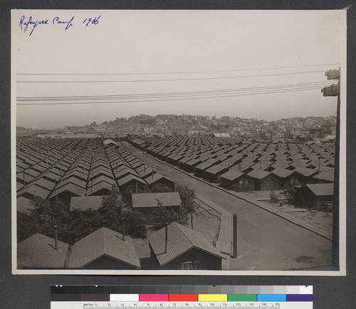 Refugee Camp 1906. [Camp no. 8, Lobos Square.]