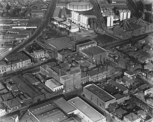 Maier Brewing Co., aerial view