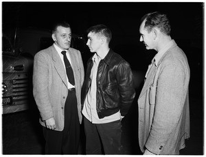 Marine fugitive arrested by police, 1952