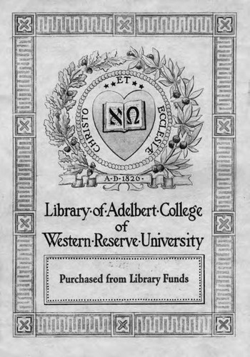 Library of Adelbert College of Western Reserve University