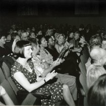 Crowd applauding at the Mill Valley Film Festival, circa 1999