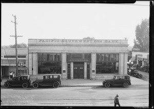 Pacific Southwest Bank, Hudson & Hollywood Boulevard Branch, Los Angeles, CA, 1924