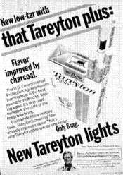 New low--tar with that Tareyton plus: Flavor improved by charcoal